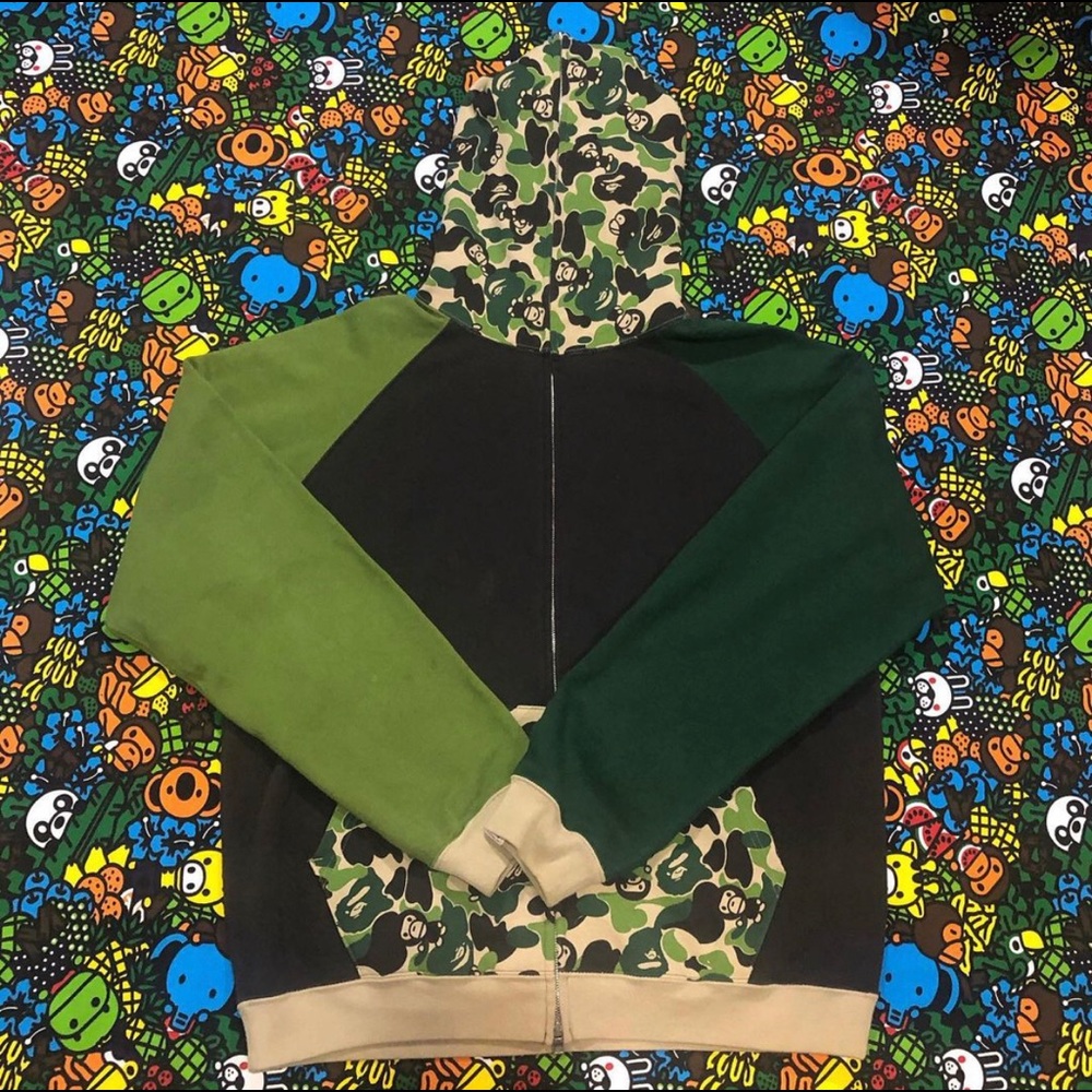 BABY MILO GREEN CAMO HOODIE
